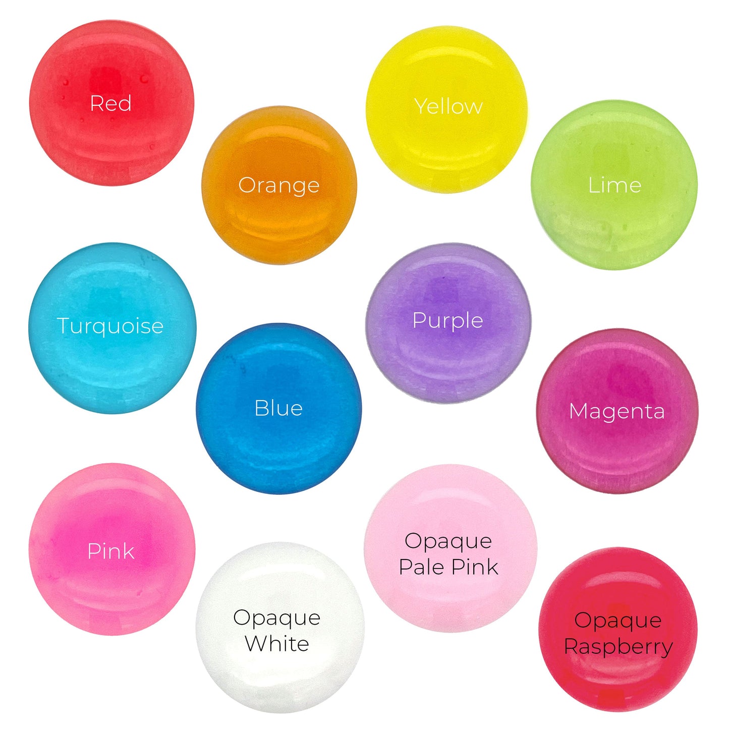 Raspberry Opaque Colored UV Resin 10ml