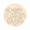 Unfinished Wood Happy Easter Door Sign Kit | Wood Craft Cutouts | 1/4" Thick |