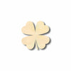 Shamrock Unfinished Wood Craft Lucky Four Leaf Clover up to 46" DIY
