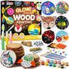 Klever Kits Wooden Glow in The Dark Painting Craft Kit for Kids Ages 6-12