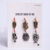 Whimsical Owl Charms 6pc