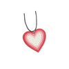 Diamond Art Heart Necklace