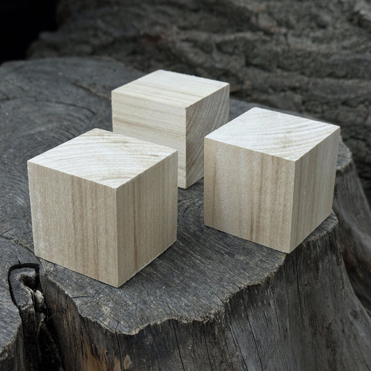 Set of 6 Linden Wood Carving Blanks
