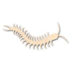 Unfinished Wood Centipede Shape - Insect - Wildlife - Craft - up to 46" DIY