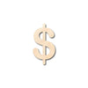 Unfinished Wood Dollar Sign Shape - Craft - up to 46" DIY