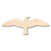Unfinished Wood Flying Seagull Shape - Animal - Wildlife - Craft - up to 46" DIY