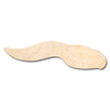 Unfinished Wood Frog Tadpole Shape - Animal - Craft - up to 46" DIY