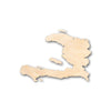 Unfinished Wood Haiti Shape - Country - Craft - up to 46" DIY