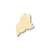 Unfinished Wood Maine Shape - State - Craft - up to 46" DIY