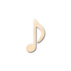 Unfinished Wood Musical Note Shape - Music - Nursery - Craft - up to 46" DIY