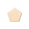 Unfinished Wood Pentagon Shape - Craft - up to 46" DIY