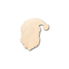 Unfinished Wood Santa Claus Head Shape - Christmas - Ornament - Craft - up to 46" DIY