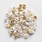 Fierce with Gold Matchstick Charm & Gold and Crystal Beads DIY Jar