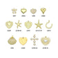 MIXED Detachable Center Pendant for Scarf & charm bar necklace, EFC-1