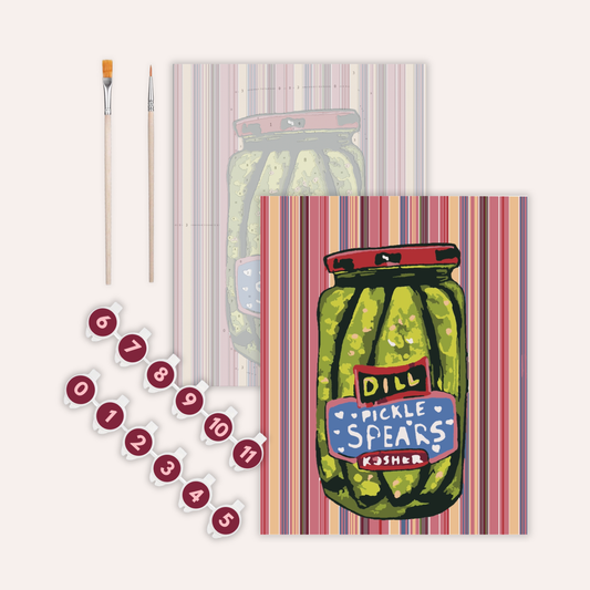 Dill Pickle Spears - Paint by Numbers Kit