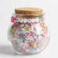 Speaking in Code Multicolor Symbols and Icons Beads DIY Jar