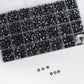 Black with White 26 Letter Bead Kit Box
