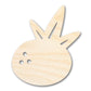 Unfinished Wood Coconut Shape - Craft - up to 46"