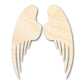Unfinished Wood Angel Wings | 2 Wings | DIY Angel Craft | Up to 36"