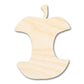 Unfinished Wood Apple Core Shape | DIY Fruit Craft | Up to 36"
