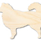 Unfinished Wood Australian Shepherd Shape | DIY Dog Craft Cutout | Up to 36"