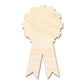 Unfinished Wood Award Ribbon Shape | DIY Craft Cutout | Up to 36"