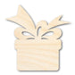 Unfinished Wood Christmas Present Shape | DIY Holiday Craft Cutout | Up to 36"