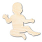 Unfinished Wood Baby Shape | DIY Baby Shower Craft Cutout | Up to 36"