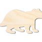Unfinished Wood Badger Shape | DIY Wildlife Craft Cutout | Up to 36"