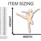Unfinished Wood Ballerina Dancer Shape - Craft- up to 46" DIY