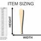 Unfinished Wood Baseball Bat Shape - Sports - Kids Room Decor - up to 46" DIY
