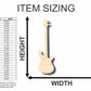 Unfinished Wood Bass Guitar Shape - Craft - Music - up to 46" DIY