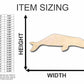Unfinished Wood Beluga Whale Shape - Ocean - Craft - up to 46" DIY