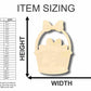Unfinished Wood Easter Basket Shape - Eggs - Craft - up to 46" DIY