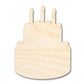 Unfinished Wood Birthday Cake Shape | DIY Craft Cutout | Up to 36"