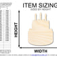 Unfinished Wood Birthday Cake Shape | DIY Craft Cutout | Up to 36"