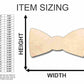 Unfinished Wood Bow Tie Shape - Groomsmen - Craft - up to 46" DIY