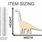 Unfinished Wood Brachiosaurus Shape - Dinosaur - Craft - up to 46" DIY