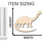 Unfinished Wood Brontosaurus Shape - Dinosaur - Craft - up to 46" DIY