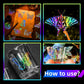Butterfly Holographic Stickers – 100pcs for Scrapbook & Decor