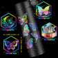 Butterfly Holographic Stickers – 100pcs for Scrapbook & Decor