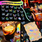 Butterfly Holographic Stickers – 100pcs for Scrapbook & Decor