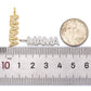 Clear CZ Gold Silver MAMA Word Pendant charm, Sku#LD136