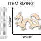 Unfinished Wood Chinese Dragon Shape - Craft - up to 46" DIY