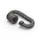 Fully CZ Pave Oval carabiner clasp, Sku#H138