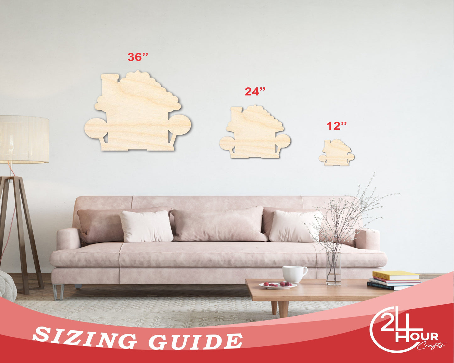 Unfinished Wood Gingerbread House Shape - Craft - up to 46"