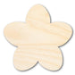 Unfinished Wood Cherry Blossom Shape | DIY Japan Flower Craft Cutout | Up to 36"