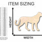 Unfinished Wood Cheetah Shape - Animal - Wildlife - Craft - up to 46" DIY