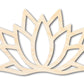 Unfinished Wood Lotus Flower Shape - Craft - up to 46"