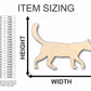 Unfinished Wood Cat Shape - Animal - Pet - Craft - up to 46" DIY